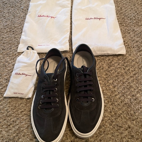 Mens salvatorre ferragamo sneakers - Picture 9 of 10